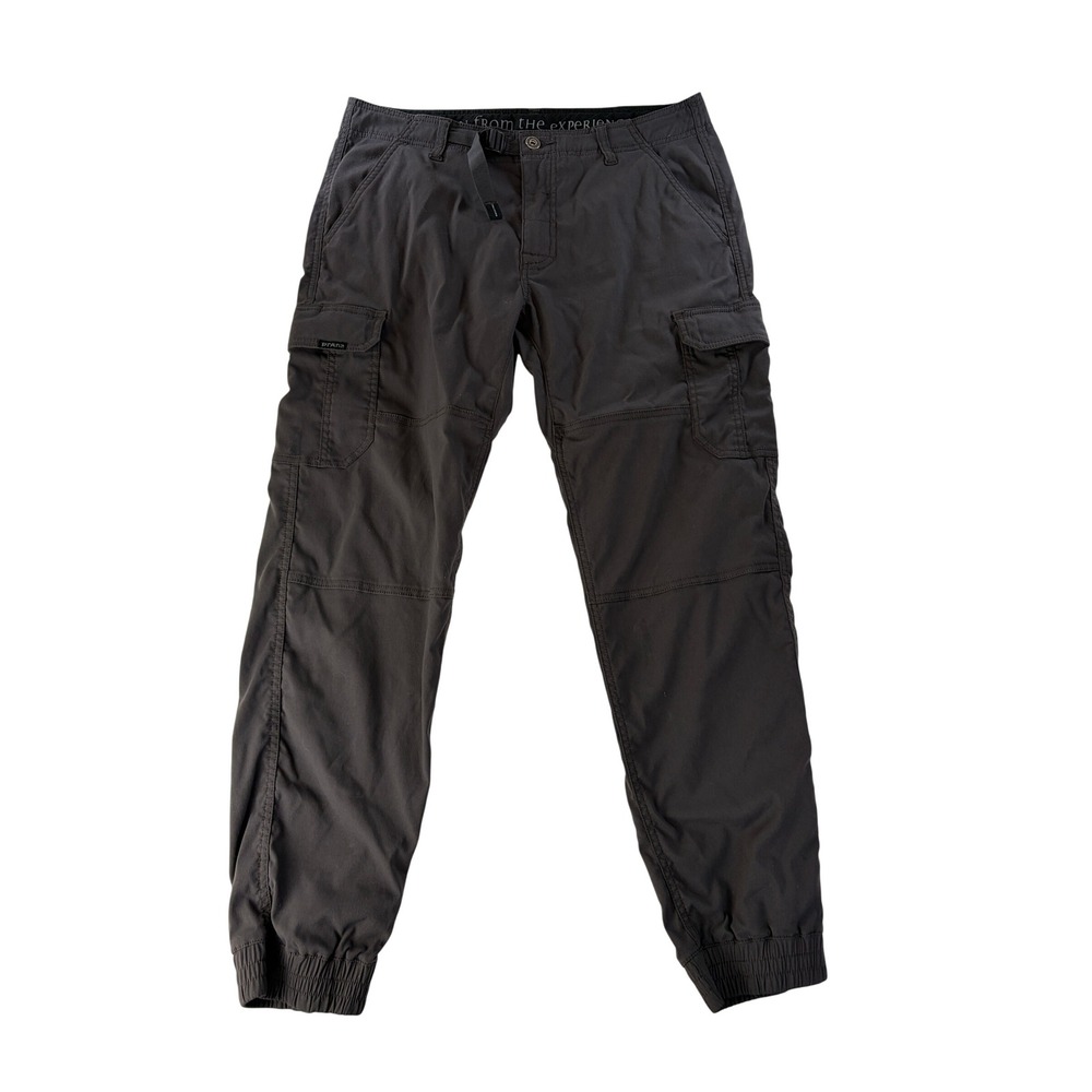 Prana Pants Mens 33x30 Zion Jogger Stretch Cargo Hiking Outdoor Utility Gray